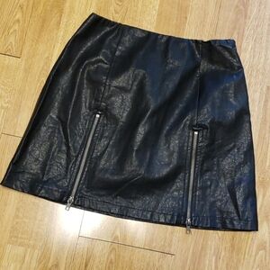 NWT LF SEEK the Label vegan leather black mini